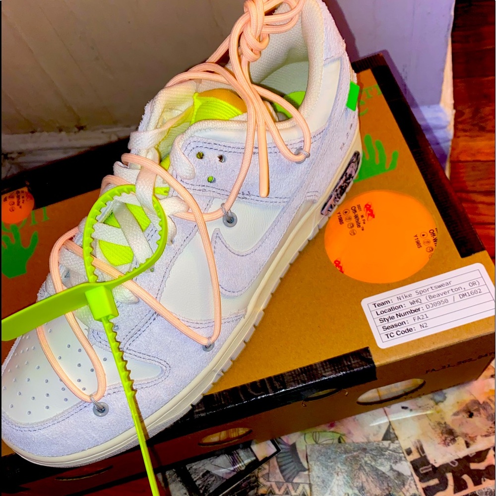 Nike off-white lot dunks